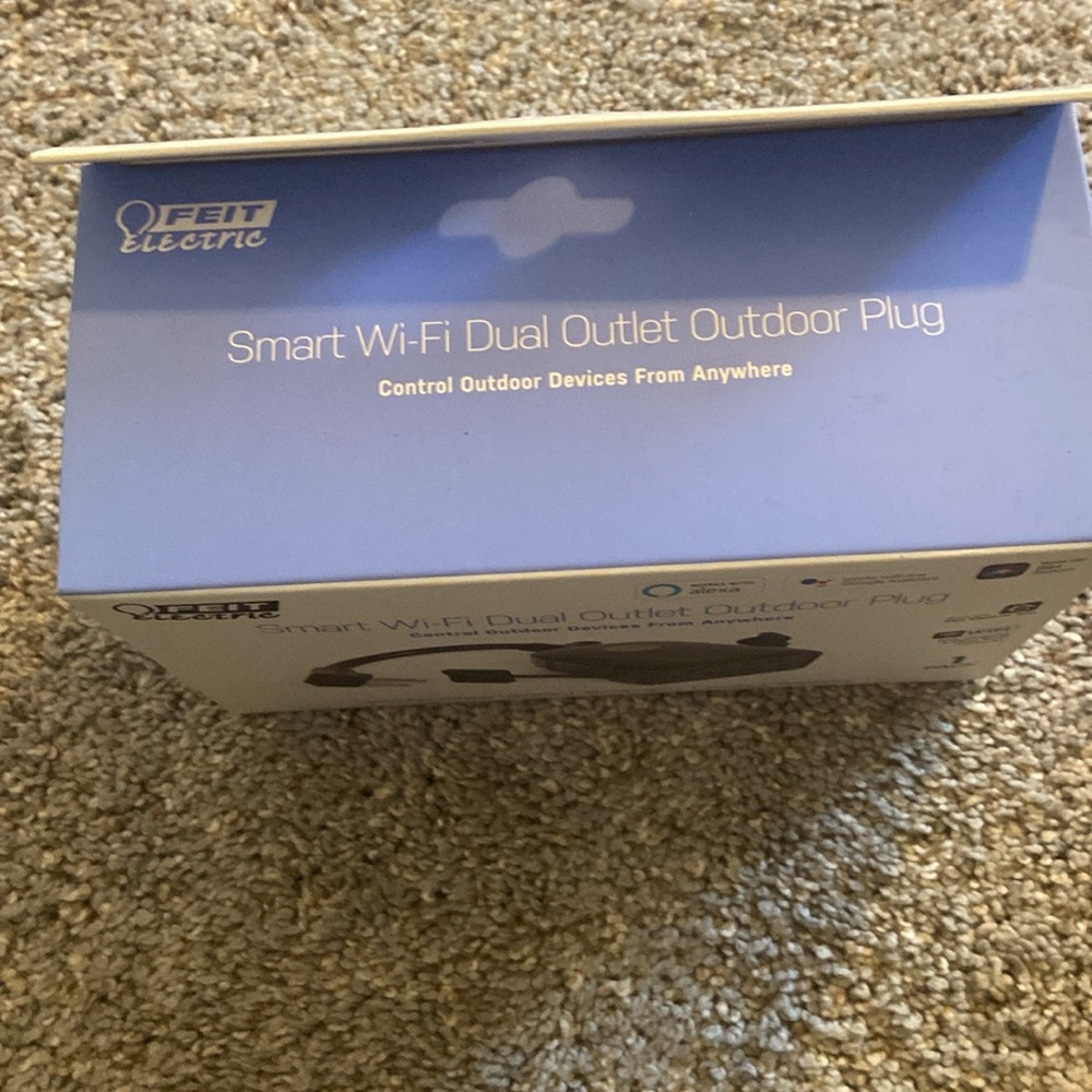 FEIT ELECTRIC — SMART WI-FI DUAL OUTLET OUTDOOR PLUG - Picture 2 of 5